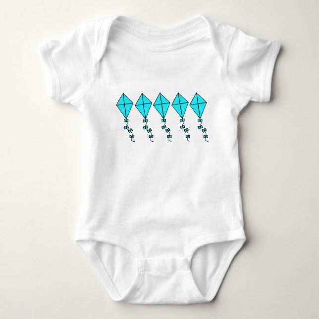 Body Para Bebê Pipas de Bodysuit para Bebê (Frente)