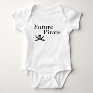 Body Para Bebê Pirata futuro