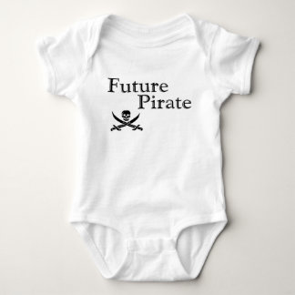 Body Para Bebê Pirata futuro
