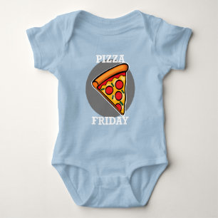 Body Para Bebê Pizza Sexta-Design - Bebê Jersey Bodycase