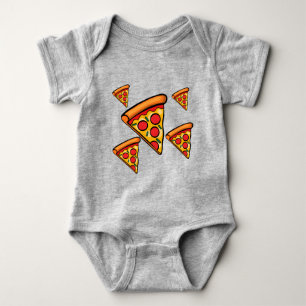 Body Para Bebê Pizza Sexta-Design - Bebê Jersey Bodycase