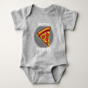 Body Para Bebê Pizza Sexta-Design - Bebê Jersey Bodycase