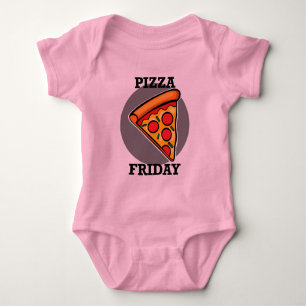 Body Para Bebê Pizza Sexta-Design - Bebê Jersey Bodycase