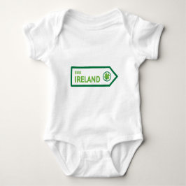 Body Para Bebê Placa de Estrada da Irlanda