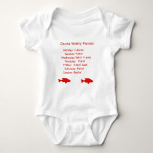 Body Para Bebê Planejador semanal de Ozarks