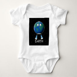 Body Para Bebê Planeta Terra e Estrelas