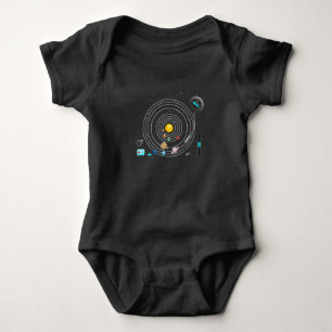 Body Para Bebê Planetas Astronômicos Vinilos Sistema Solar Transf