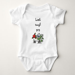 Body Para Bebê plano idêntico do bebê da cabeça-quente