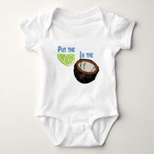 Body Para Bebê Pnha o limão no coco!