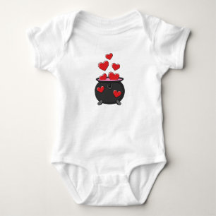 Body Para Bebê Poção do Amor Corações