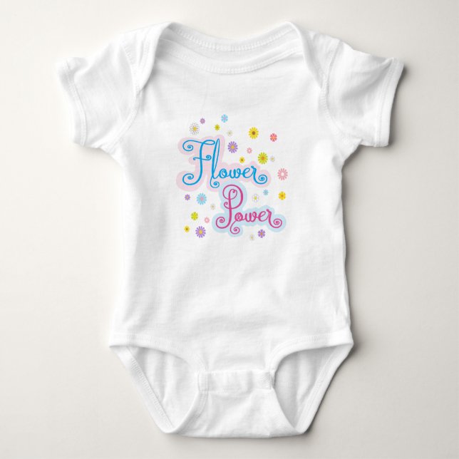 Body Para Bebê Poder da Flor Suave (Frente)