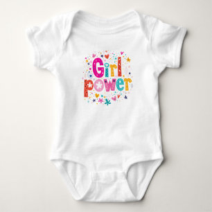 Body Para Bebê Poder da Menina