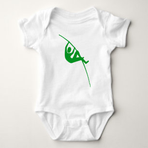 Body Para Bebê Pole Vaulting - Grass Green