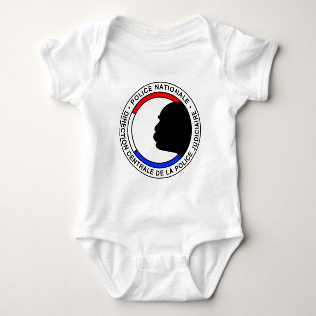 Body Para Bebê Polícia Francesa (Frente)