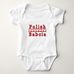 Body Para Bebê Polonês Babcia Eagles