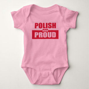 Body Para Bebê Polonês e orgulhoso