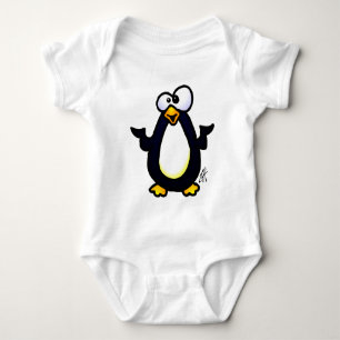 Body Para Bebê Pondering o pinguim
