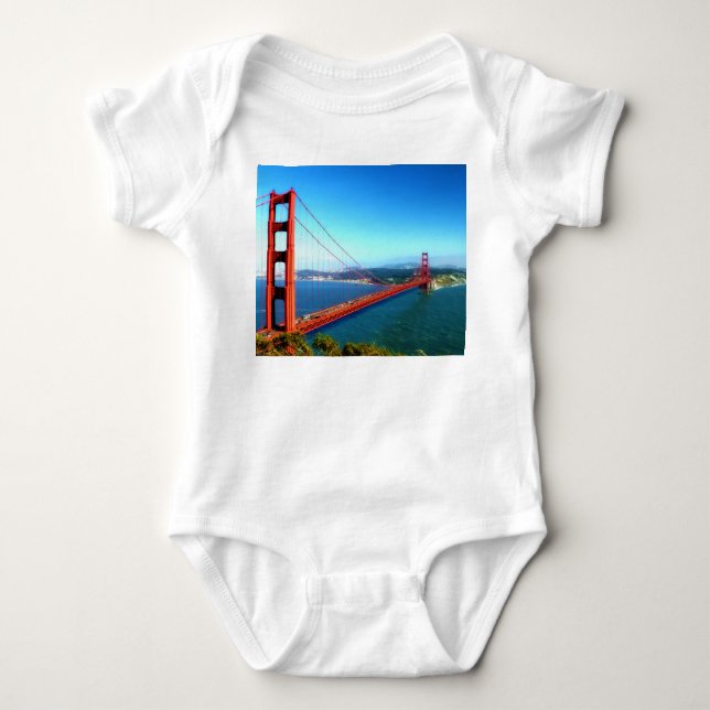 Body Para Bebê Ponte ouro - São Francisco (Frente)