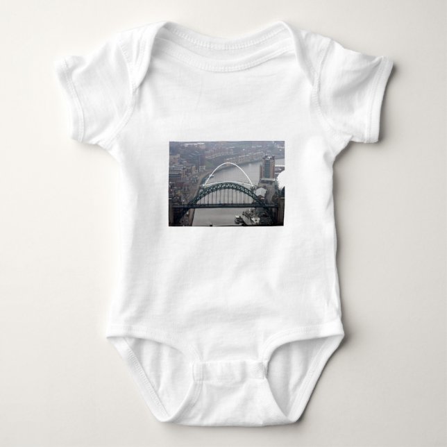 Body Para Bebê Ponte Tyne e Ponte do Milênio (Frente)