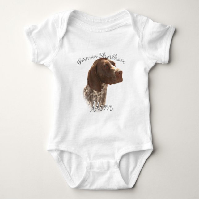 Body Para Bebê Ponteiro Alemão Curto Mãe 2 (Frente)