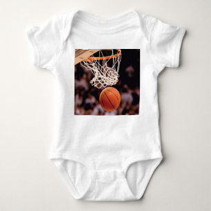 Body Para Bebê Pontuação de Basquete