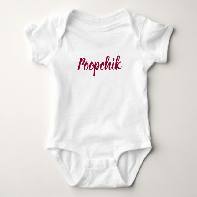 Body Para Bebê Poopchik Ucraniano Baby Romper de Baba (Frente)