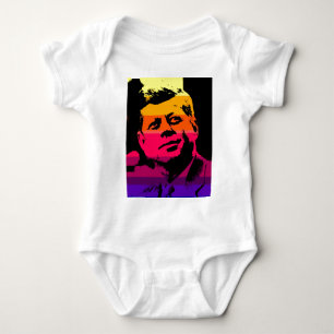 Body Para Bebê Pop Art Jack JFK John F. Kennedy
