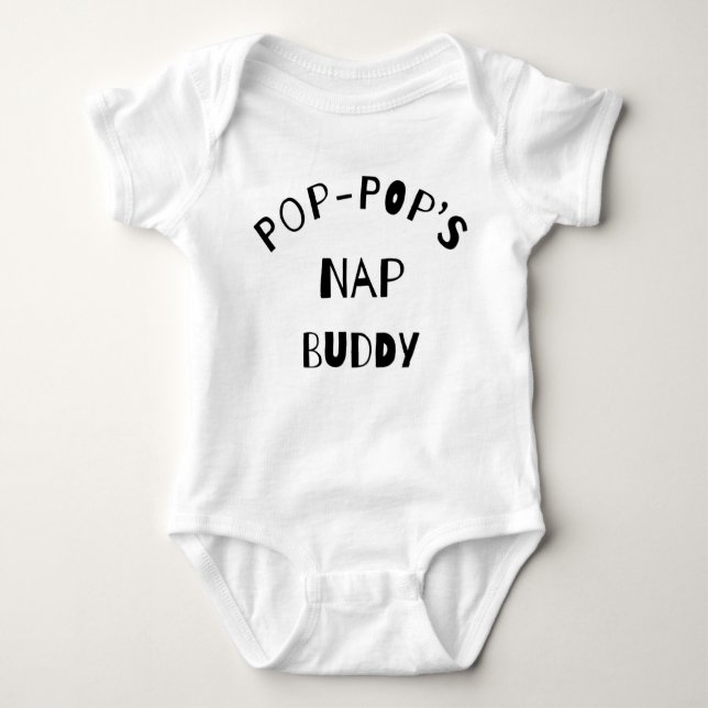 Body Para Bebê Pop pop Nap (Frente)