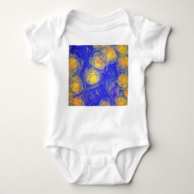 Body Para Bebê Popcorn Art (Frente)