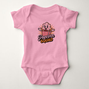 Body Para Bebê Popcorn Squad