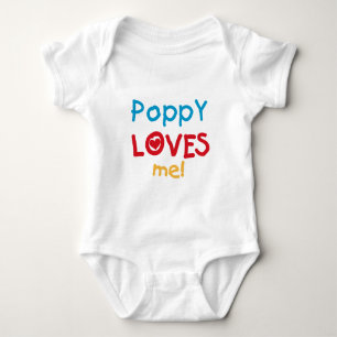 Body Para Bebê Poppy me ama t-shirts e presentes