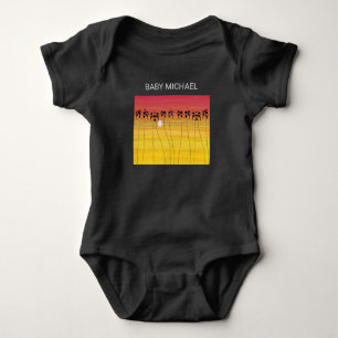 Body Para Bebê Pôr do sol tropical fofo e incrível