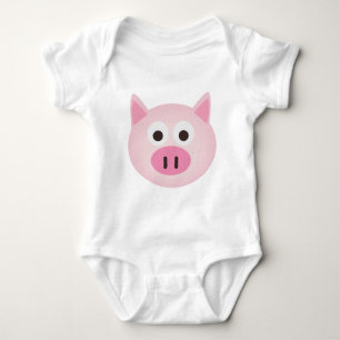 Body Para Bebê Porco