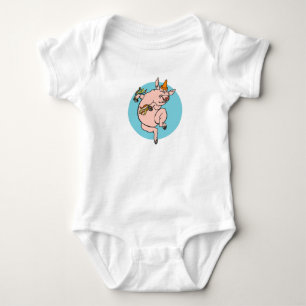 Body Para Bebê Porco dançante