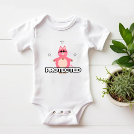 Body Para Bebê Porco rosa engraçado