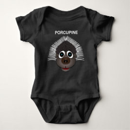 Body Para Bebê Porcupine - Bebê Jersey Bodycase