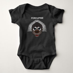 Body Para Bebê Porcupine - Bebê Jersey Bodycase