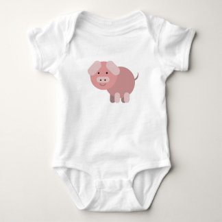 Body Para Bebê Porquinho fofinho personalizado