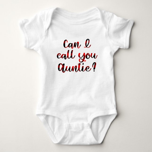 Body Para Bebê Posso Chamá-la de Tia (Frente)