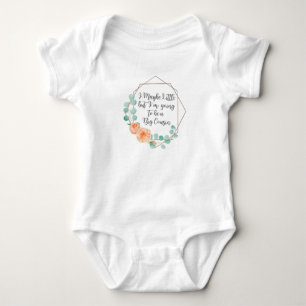 Body Para Bebê Posso ser Pequeno, mas serei um Primo Grande