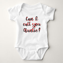 Body Para Bebê Posso Te Chamar De Tia