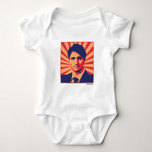 Body Para Bebê Poster da propaganda de Justin Trudeau - .png