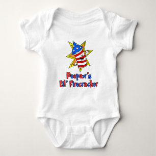 Body Para Bebê Pouco foguete de Peepaw