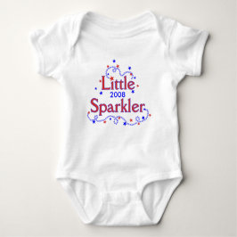 Body Para Bebê Pouco t-shirt do Sparkler