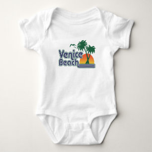 Body Para Bebê Praia de Veneza