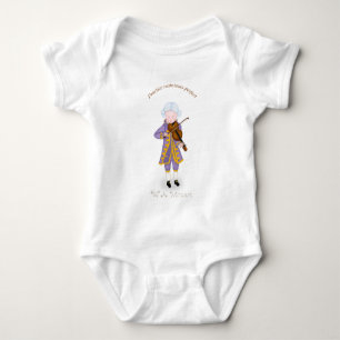 Body Para Bebê Prática Mantém Perfeito (Violino)