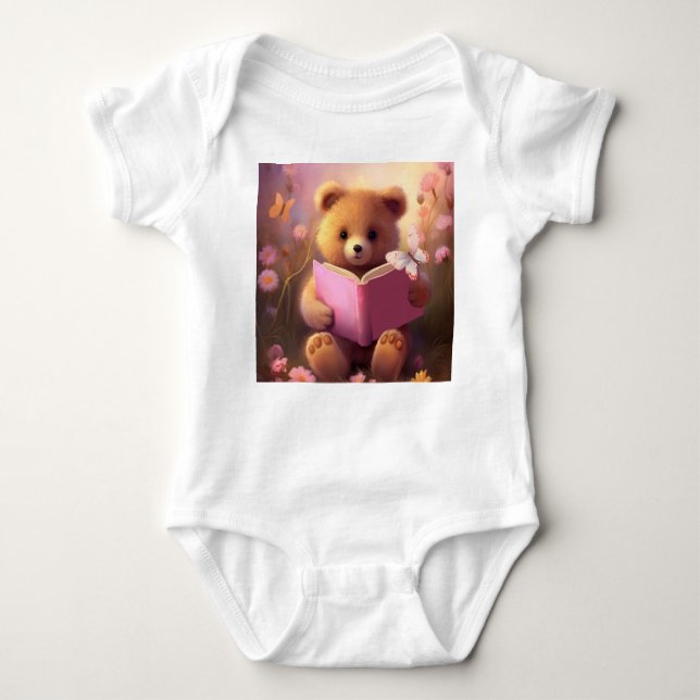 BODY PARA BEBÊ PRECIOSO TIMES TEDDDY BEAR (Frente)