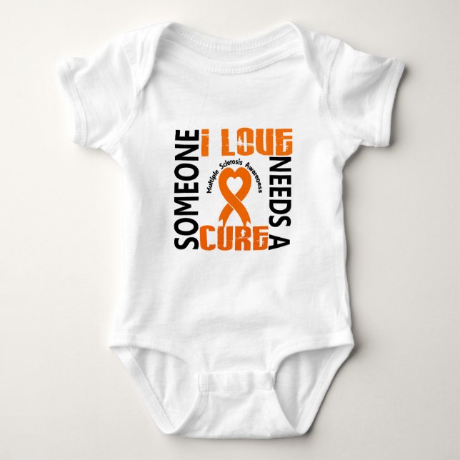 Body Para Bebê Precisa uma esclerose múltipla da cura 4 (Frente)