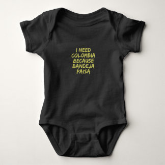 Body Para Bebê Preciso da Colômbia