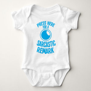 Body Para Bebê preconize aqui um sarcasmo engraçado da observaç